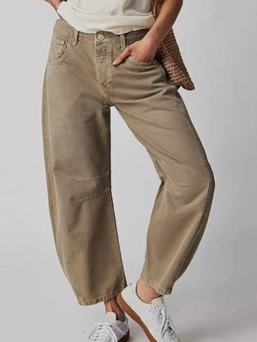 Young fabulous & broke barrel pants